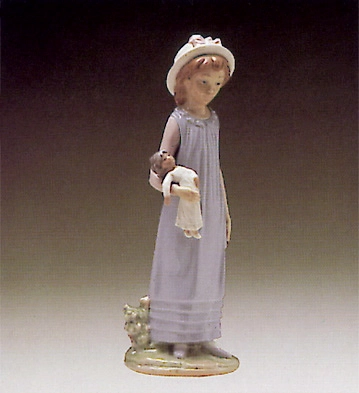 Lladro Belinda And Her Doll 1980-95 Porcelain Figurine