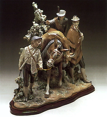 Lladro Successful Hunt Le1000   1980-93 Porcelain Figurine