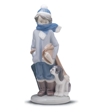 Lladro Winter 1984-2001 Porcelain Figurine