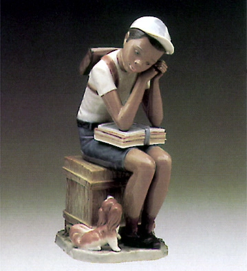 Lladro Exam Day - Open Box Porcelain Figurine
