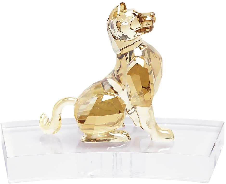 Swarovski Crystal Chinese Zodiac - Dog GOLD Crystal