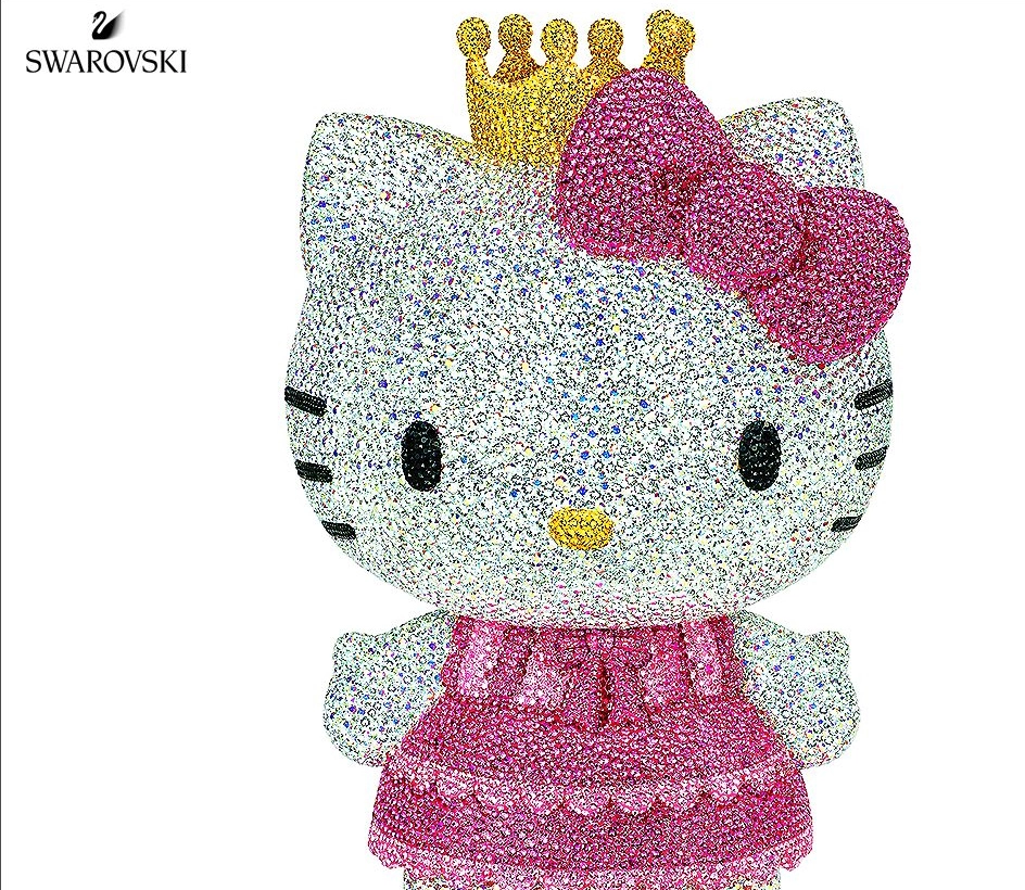Swarovski Crystal Myriad Hello Kitty Princess Limited Edition Crystal