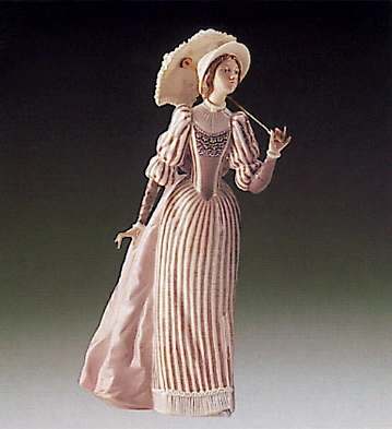 Lladro English Lady 1985-94 Porcelain Figurine