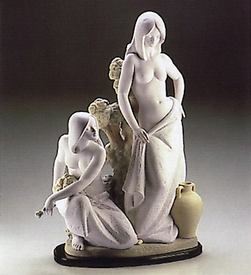 Lladro Pastoral Scene Le750 1986-95 Porcelain Figurine