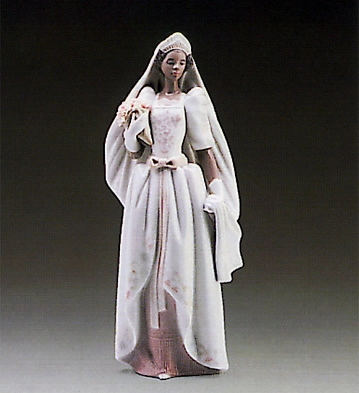 Lladro The Black Bride 1987-95 Porcelain Figurine