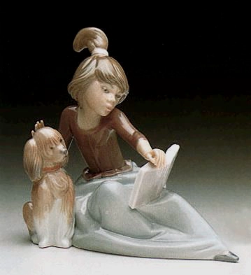 Lladro A Lesson Shared 1988-97 Porcelain Figurine