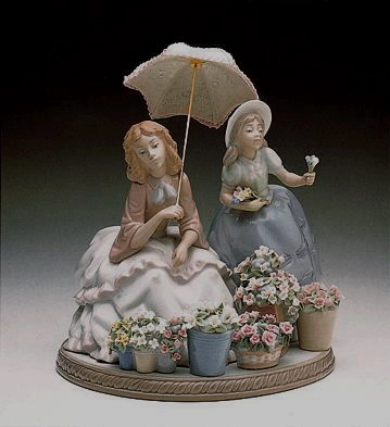 Lladro Flowers For Sale 1989-2000 Porcelain Figurine