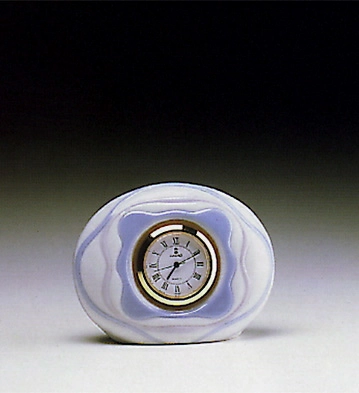 Lladro Avila Clock Porcelain Figurine