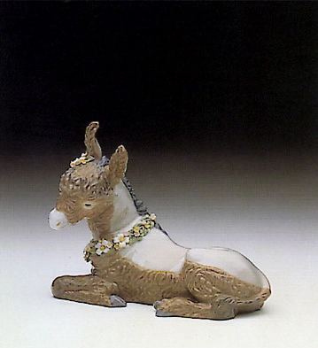 Lladro Beautiful Burro 1990-93 Porcelain Figurine