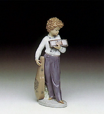 Lladro Musically Inclined 1991-93 *** Porcelain Figurine