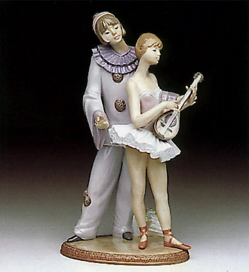 Lladro Minstrals Ballet 1991-93 Porcelain Figurine