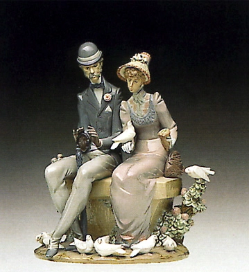 Lladro A Quite Afternoon 1992-95 Porcelain Figurine