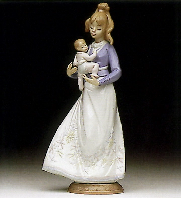 Lladro Modern Mother 1992-96 Porcelain Figurine