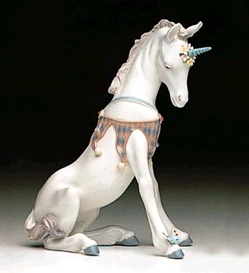 Lladro Playful Unicorn 1992-98 Porcelain Figurine