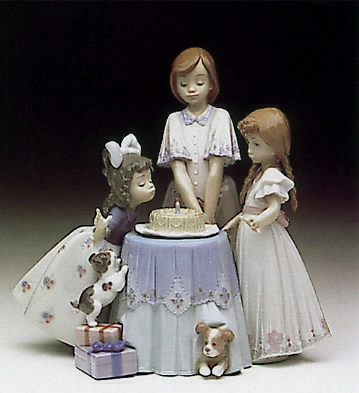 Lladro Make A Wish 1992-98 Porcelain Figurine