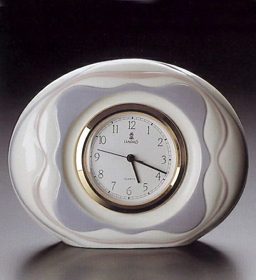 Lladro Garland Quartz Clock 1990-95 Porcelain Figurine