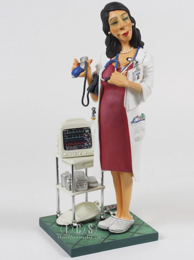 Guillermo Forchino Madam Doctor 1/2 Scale Comical Art Sculpture