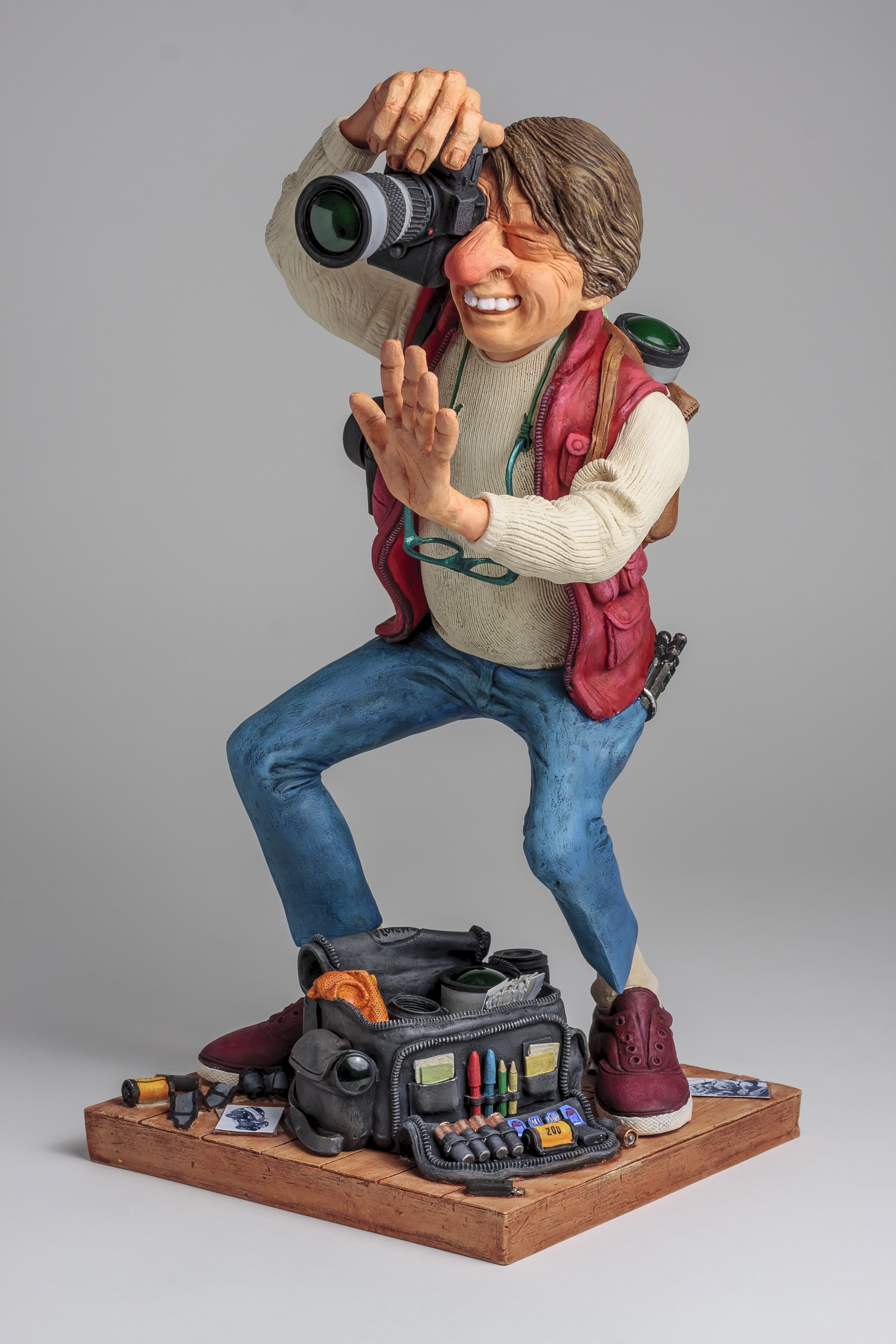 Guillermo Forchino The Photographer Comical Art Sculpture