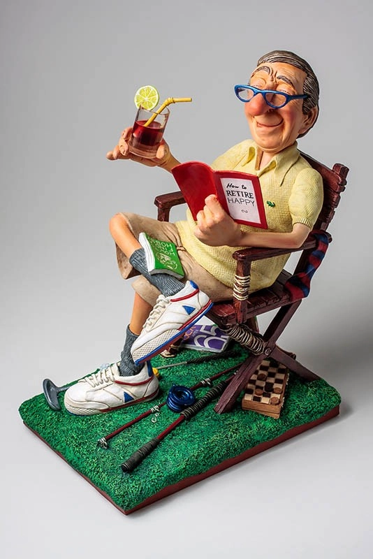 Guillermo Forchino The Retiree Comical Art Sculpture