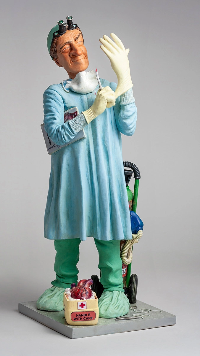 Guillermo Forchino The Surgeon Comical Art Sculpture