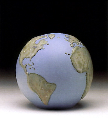 Lladro Globe Paperweight Porcelain Figurine