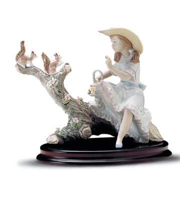 Lladro Springtime Friends 1994-2001 Porcelain Figurine