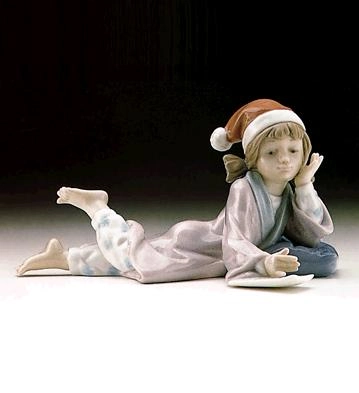 Lladro Christmas Wishes 1996-99 Porcelain Figurine