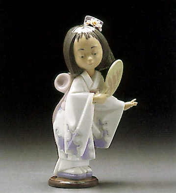 Lladro Oriental Beauty 1995-00 Porcelain Figurine