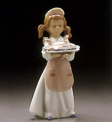 Lladro Dinner Is Served Porcelain Figurine