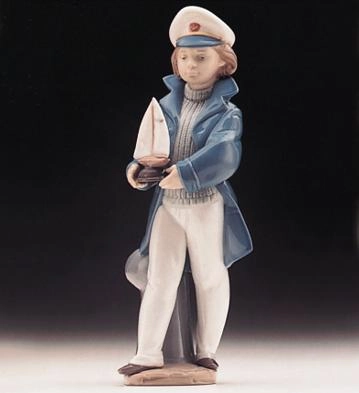 Lladro Little Sailor Boy 1996-99 Porcelain Figurine