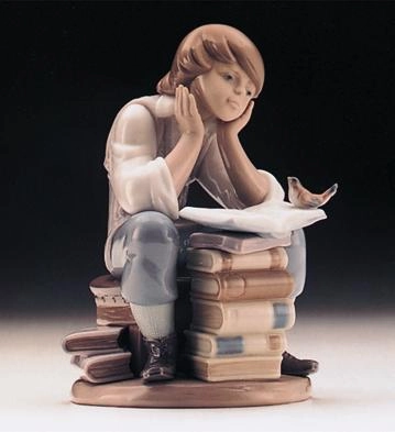 Lladro Little Distraction 1996-99 Porcelain Figurine