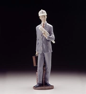 Lladro Architect 1996-99 Porcelain Figurine
