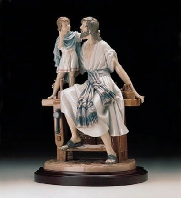 Lladro St. Joseph The Carpenter 1997-99 Porcelain Figurine