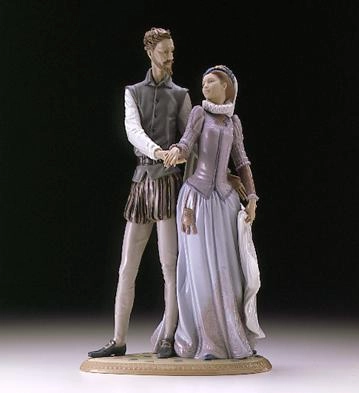 Lladro Palace Dance 1997-99 Porcelain Figurine