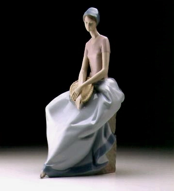 Lladro A Quiet Moment 1997-99 Porcelain Figurine