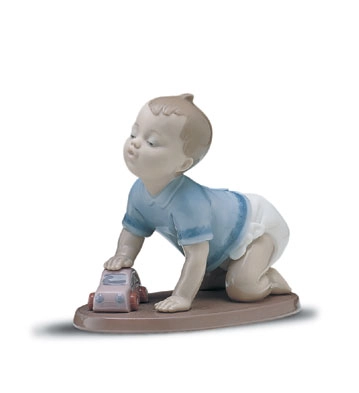 Lladro Ready To Roll 1997-01 Porcelain Figurine