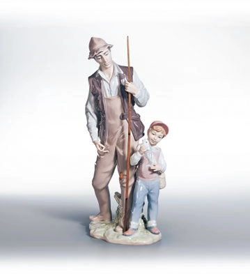 Lladro A Father's Pride 1998-02 Porcelain Figurine