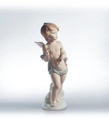 Lladro Cupids Arrow 2000-02 Porcelain Figurine