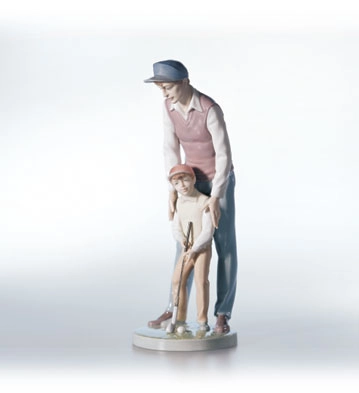 Lladro Like Farther, Like Son 1999-02 Porcelain Figurine