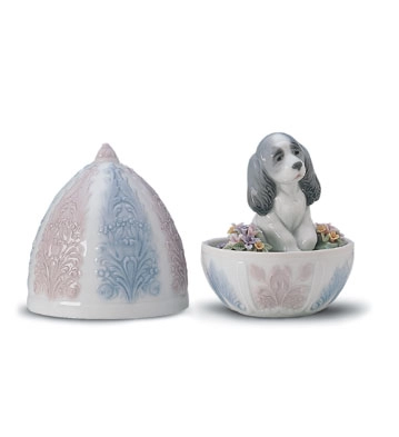 Lladro Puppy Surprise 1999-01 Porcelain Figurine