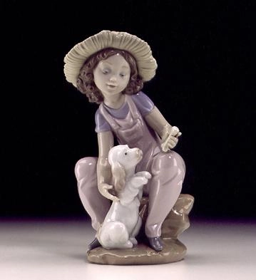 Lladro Friends Forever 1999 Porcelain Figurine