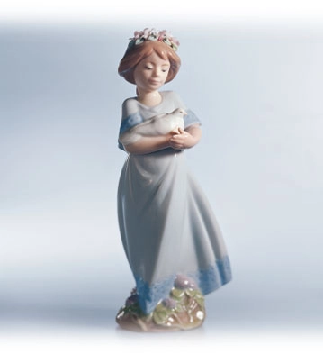 Lladro Peaceful Porcelain Figurine