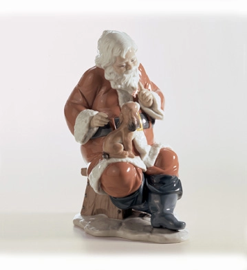 Lladro Santa's Little Secret 2002-13 Porcelain Figurine