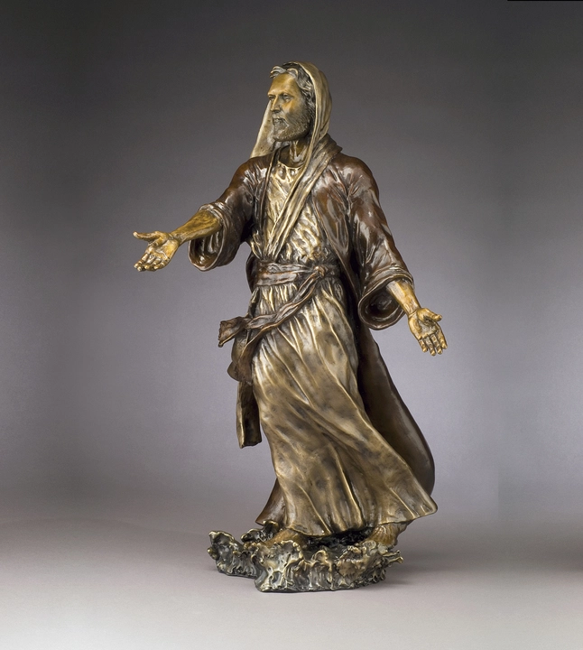 Mark Hopkins Be Not Afraid (large) Bronze Sculpture