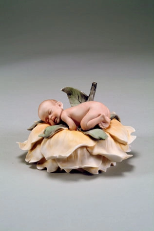 Giuseppe Armani Rose Baby Sculpture