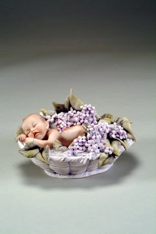 Giuseppe Armani Lilac Baby Sculpture