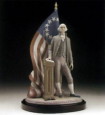 Lladro George Washington Porcelain Figurine