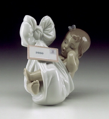 Lladro Heaven's Gift (girl-2000 Card) Porcelain Figurine
