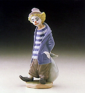 Lladro Little Traveler Porcelain Figurine