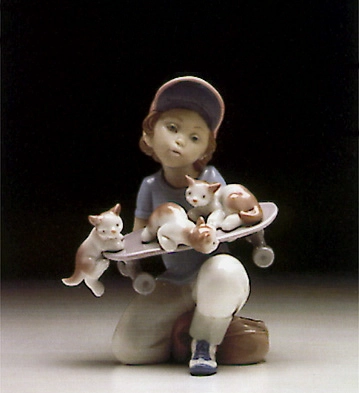 Lladro Little Riders Porcelain Figurine